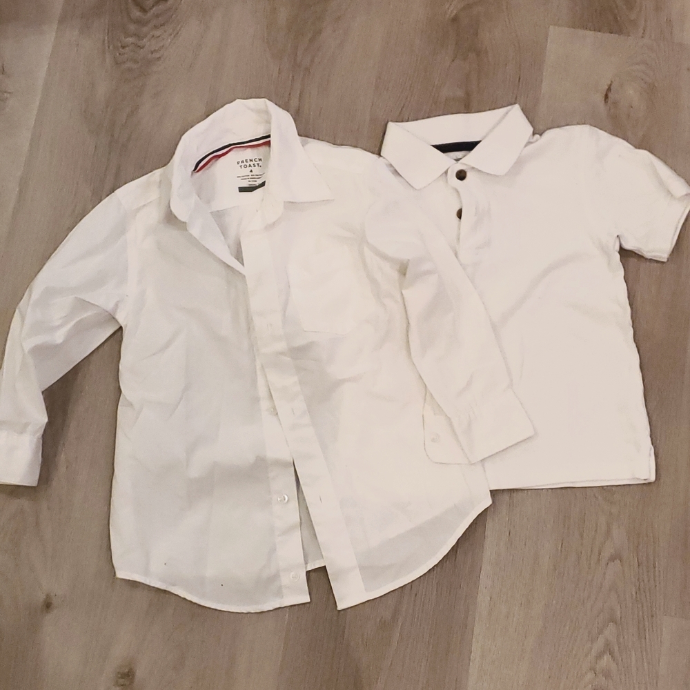 Boys uniforms size 4 Garnimals and French toast bundle